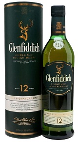 GLENFIDDICH 12 YEARS OLD WHISKY 70CL